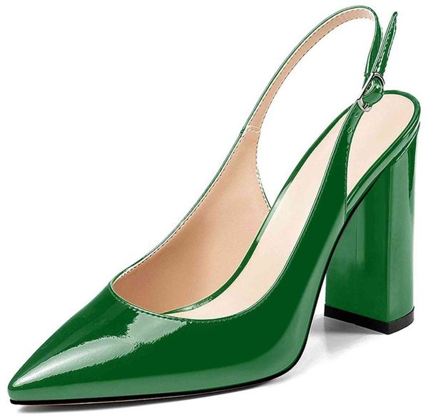 dress shoes lovirs women high heel slingbacks pointed toe 10cm pumps block ankle buckle chic sandals plus size 5-15 ambk 8d8r, Black
dress shoes lovirs women high heel slingbacks pointed toe 10cm pumps block ankle buckle chic sandals plus size 5-15 ambk 8d8r, Black