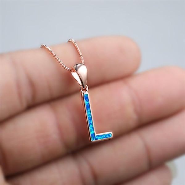 pendant necklaces white blue opal stone wedding necklace simple fashion letter l rose gold silver color chain for women
pendant necklaces white blue opal stone wedding necklace simple fashion letter l rose gold silver color chain for women
