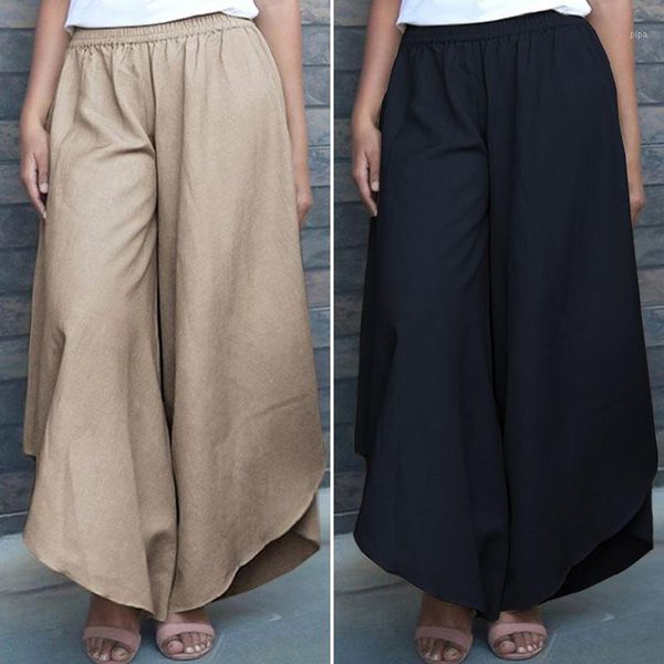women's pants & capris women's autumn vintage wide leg casual loose asymmetrical pantalon solid women pockets elastic waist trouse, Black;white
women's pants & capris women's autumn vintage wide leg casual loose asymmetrical pantalon solid women pockets elastic waist trouse, Black;white