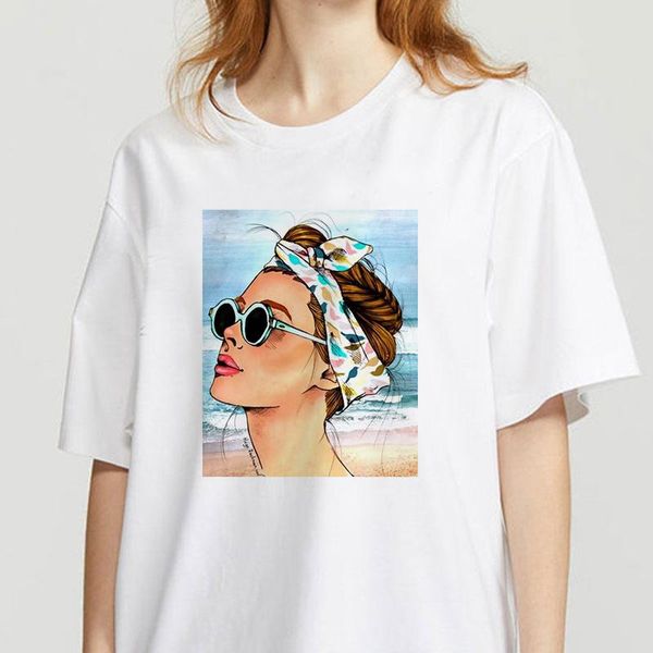 women's t-shirt casual t shirt women summer tees o neck short sleeve korean fashion female clothing high heel graphic print oversize, White
women's t-shirt casual t shirt women summer tees o neck short sleeve korean fashion female clothing high heel graphic print oversize, White