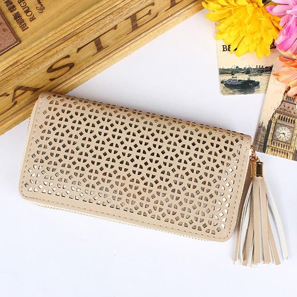 wallets hollow out tassel leather long wallet for women luxury purse large capacity holder clutch, Red;black
wallets hollow out tassel leather long wallet for women luxury purse large capacity holder clutch, Red;black
