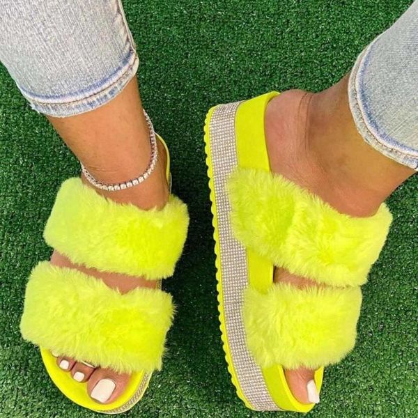 slippers diamonds rhinestone fluffy fur slides shoes thick sole sandals women summer furry, Black
slippers diamonds rhinestone fluffy fur slides shoes thick sole sandals women summer furry, Black