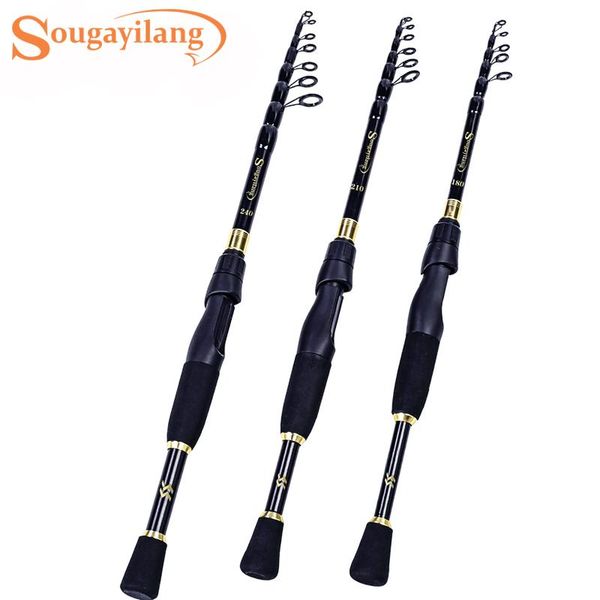 sougayilang 1.8m 2.1m 2.4m portable fishing rods carbon fiber material ultralight weight spinning rod tackle boat
sougayilang 1.8m 2.1m 2.4m portable fishing rods carbon fiber material ultralight weight spinning rod tackle boat