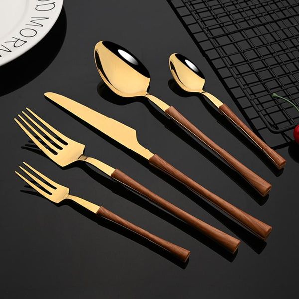 flatware sets gold set stainless steel tableware knife tea fork spoon dinnerware silverware cutlery service for 4/6/8
flatware sets gold set stainless steel tableware knife tea fork spoon dinnerware silverware cutlery service for 4/6/8