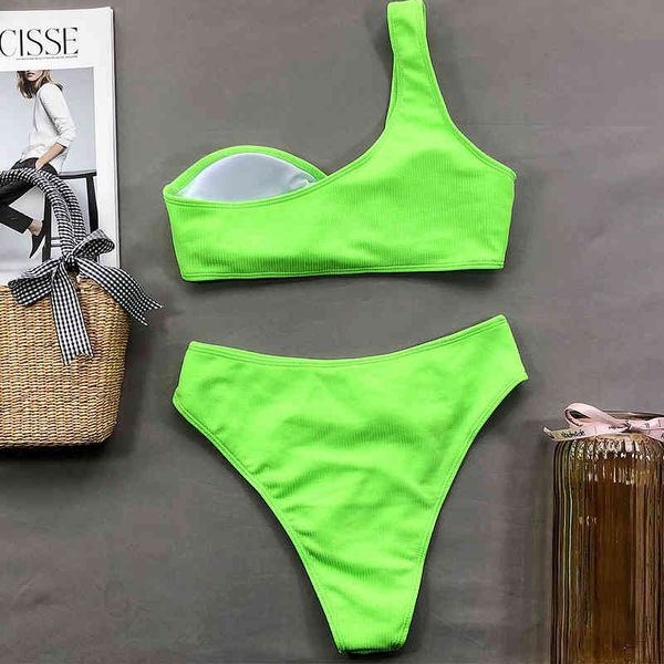 neon green ribbed one shoulder 2021 women swimsuit female swimwear ring bikini set high cut bather bathing suit swimin
neon green ribbed one shoulder 2021 women swimsuit female swimwear ring bikini set high cut bather bathing suit swimin