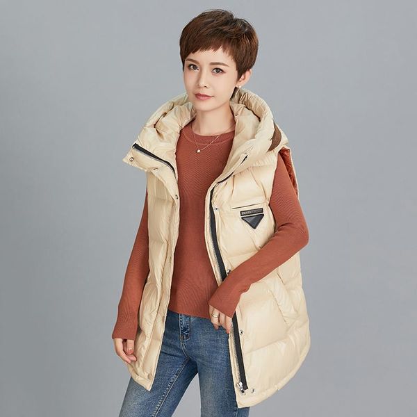 women's vests puffer solid autumn winter hooded thick ladies sleeveless jacket zipper cotton padded fashion waistcoat for female, Black;white
women's vests puffer solid autumn winter hooded thick ladies sleeveless jacket zipper cotton padded fashion waistcoat for female, Black;white