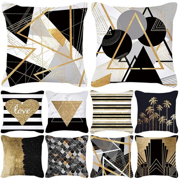 cushion/decorative pillow bronzing cushion cover gold black geometric throw pilllows plant pineapple covers for sofa chair car seat
cushion/decorative pillow bronzing cushion cover gold black geometric throw pilllows plant pineapple covers for sofa chair car seat