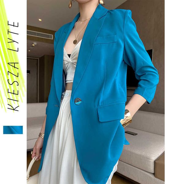 summer thin blazer for women fashion casual blue three quarter sleeves chiffon suit jacket female sunscreen clothing 210608, White;black
summer thin blazer for women fashion casual blue three quarter sleeves chiffon suit jacket female sunscreen clothing 210608, White;black