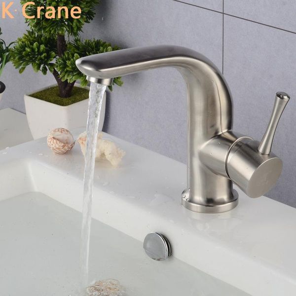 stainless steel faucet bathroom single hole deck mounted tap cold water mixer torneiras basin sink handle taps faucets
stainless steel faucet bathroom single hole deck mounted tap cold water mixer torneiras basin sink handle taps faucets