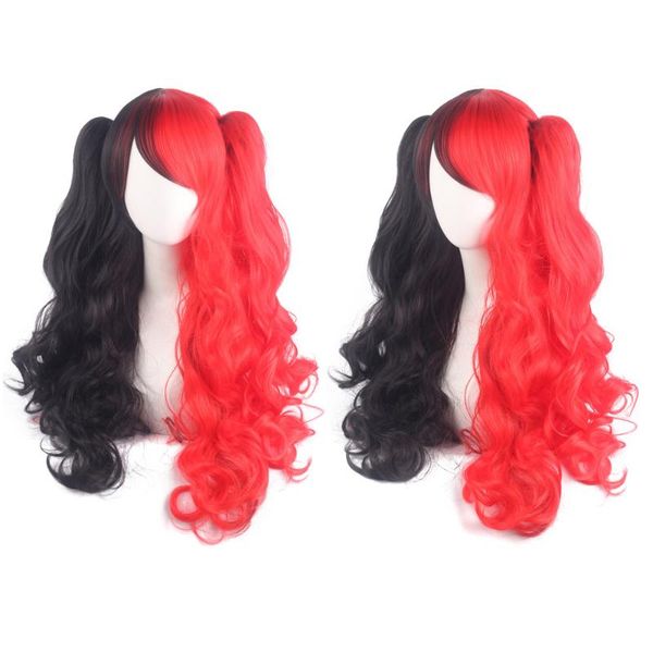 synthetic wigs lolita long curly wig for halloween clip on ponytails glueless cosplay multi-color brown black red pink hair
synthetic wigs lolita long curly wig for halloween clip on ponytails glueless cosplay multi-color brown black red pink hair