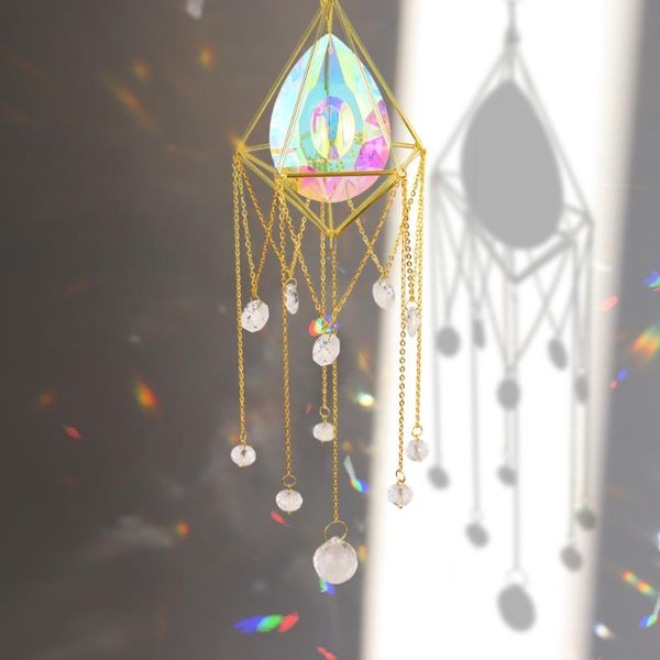 decorative objects & figurines suncatcher with crystal pendant light catcher rainbow maker gift of good luck
decorative objects & figurines suncatcher with crystal pendant light catcher rainbow maker gift of good luck