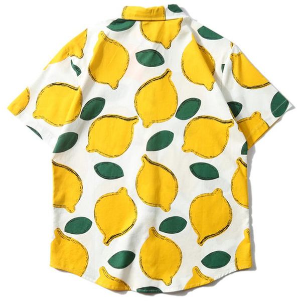 men's casual shirts lemon full print fashion short sleeve men women 2021 summer holiday hawaiian shirt hip hop streetwear, White;black
men's casual shirts lemon full print fashion short sleeve men women 2021 summer holiday hawaiian shirt hip hop streetwear, White;black