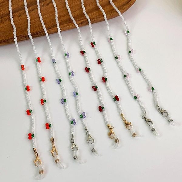 sunglasses frames crystal beads landyard cherry decor chain multipurpose mask strap lanyard beaded necklace anti-lost ms460, Silver
sunglasses frames crystal beads landyard cherry decor chain multipurpose mask strap lanyard beaded necklace anti-lost ms460, Silver