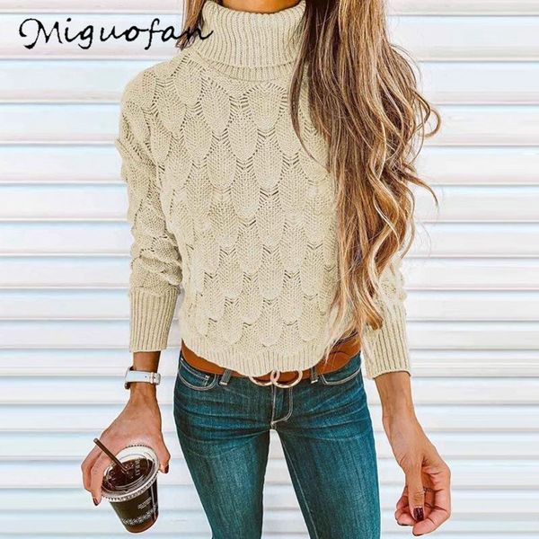 women's sweaters miguofan turtleneck knitted sweater pullovers women jumpers fashion fitness fit solid female 2021 autumn winter, White;black
women's sweaters miguofan turtleneck knitted sweater pullovers women jumpers fashion fitness fit solid female 2021 autumn winter, White;black
