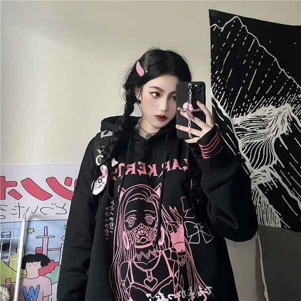 women's hoodies & sweatshirts houzhou harajuku gothic black anime women streetwear oversized e girl white pullovers autumn fashion flee
women's hoodies & sweatshirts houzhou harajuku gothic black anime women streetwear oversized e girl white pullovers autumn fashion flee