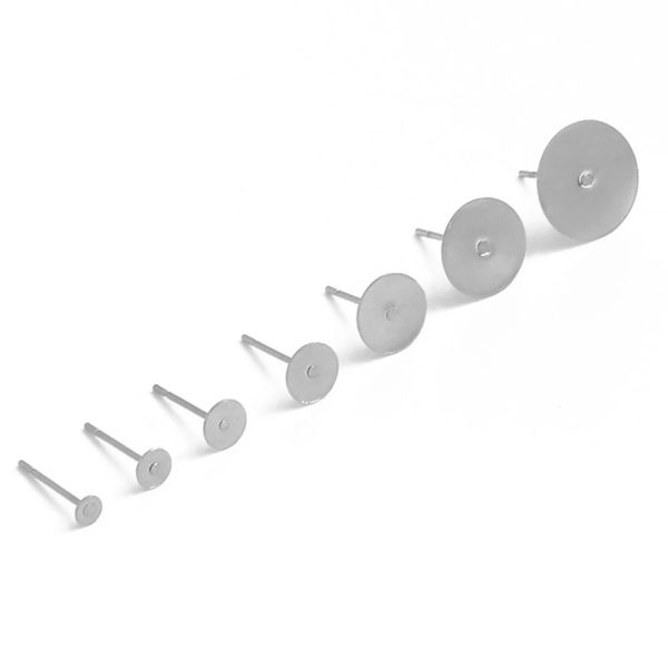 pjz01 200pcs lot stainless steel blank earring stud base fit 3 4 5 6 8 10 12mm cabochon cameo settings diy for jewelry makings accessories, White
pjz01 200pcs lot stainless steel blank earring stud base fit 3 4 5 6 8 10 12mm cabochon cameo settings diy for jewelry makings accessories, White