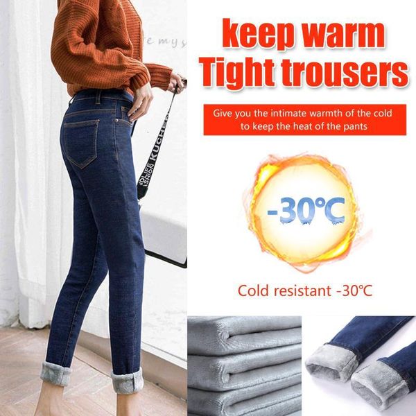 women's womens winter stretch warm thickened outer slim plus velvet destroyed pencil pants casual trousers jeans d3, Blue
women's womens winter stretch warm thickened outer slim plus velvet destroyed pencil pants casual trousers jeans d3, Blue