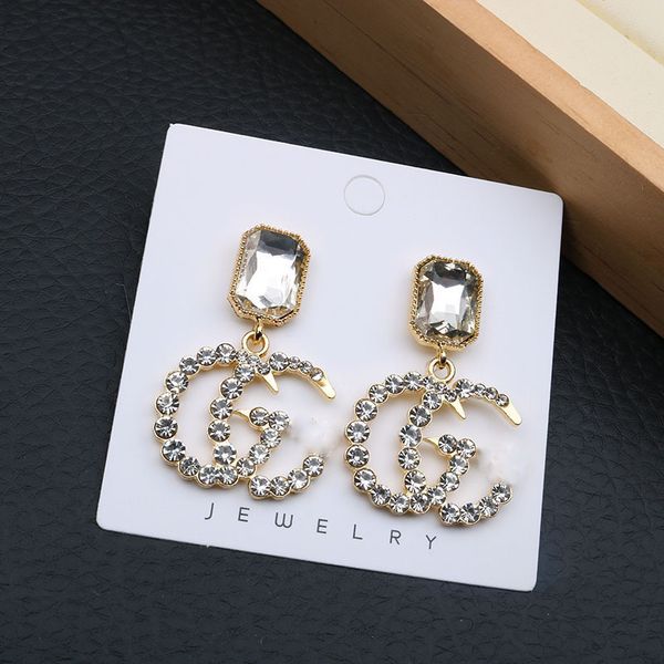 personality exaggeration pearl crystal fashion letters and korean earrings accessories, Silver
personality exaggeration pearl crystal fashion letters and korean earrings accessories, Silver