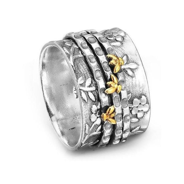 jewelry european and american simple personality wide version two-color bee flower ring engagement rings for women wedding, Slivery;golden
jewelry european and american simple personality wide version two-color bee flower ring engagement rings for women wedding, Slivery;golden