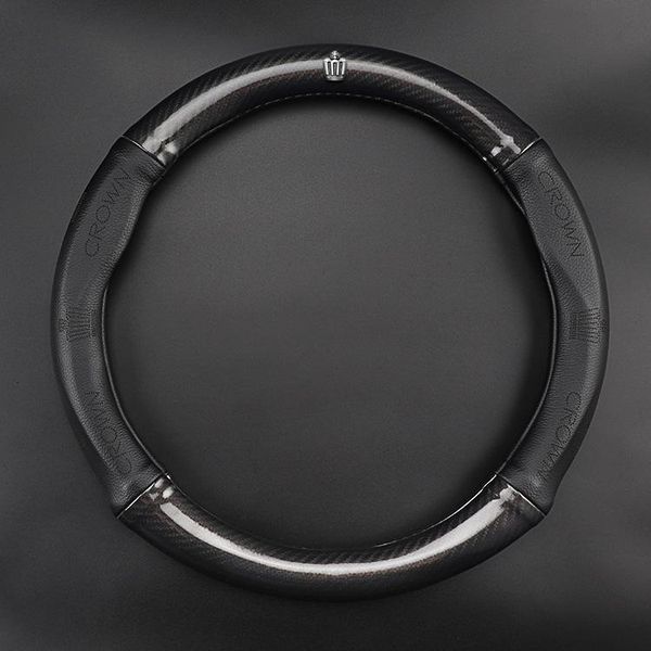 steering wheel covers wholesale customized 38cm 15in carbon fiber style car cover pu leather with logo
steering wheel covers wholesale customized 38cm 15in carbon fiber style car cover pu leather with logo