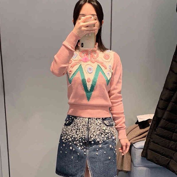 women's sweaters rosa floral bordado feminino blusas outono inverno s mulheres finas pulôver camisola de malha jumper macio quente puxa, White;black
women's sweaters rosa floral bordado feminino blusas outono inverno s mulheres finas pulôver camisola de malha jumper macio quente puxa, White;black