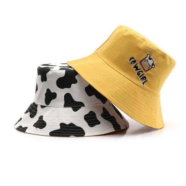 wide brim hats double-sided buckets fashion cow print hat white black bucket reversible fisherman caps summer for women, Blue;gray
wide brim hats double-sided buckets fashion cow print hat white black bucket reversible fisherman caps summer for women, Blue;gray