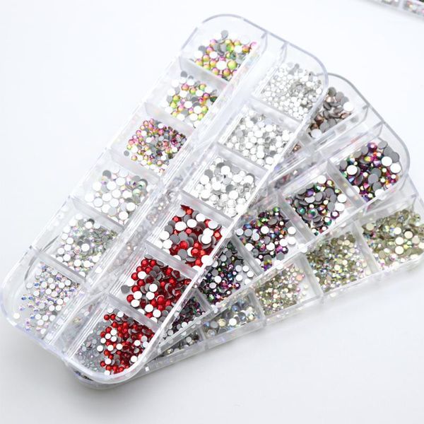 box multi size glass nail rhinestones mixed colors ab crystal strass 3d charm gems for diy manicure art decorations1, Silver;gold
box multi size glass nail rhinestones mixed colors ab crystal strass 3d charm gems for diy manicure art decorations1, Silver;gold