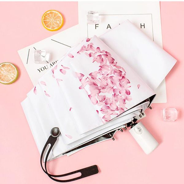 umbrellas fully automatic mini umbrella anti uv sun rain windproof light folding portable for women children
umbrellas fully automatic mini umbrella anti uv sun rain windproof light folding portable for women children