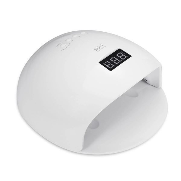 72w white led uv lamp time setting nail art dryer curing gel manicure tools - 110v us plug, Silver
72w white led uv lamp time setting nail art dryer curing gel manicure tools - 110v us plug, Silver