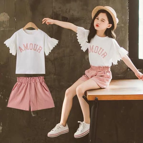 summer fashion kids baby girls clothes sets short t shirt pants outfit children girl clothing suit 4 6 7 8, White
summer fashion kids baby girls clothes sets short t shirt pants outfit children girl clothing suit 4 6 7 8, White