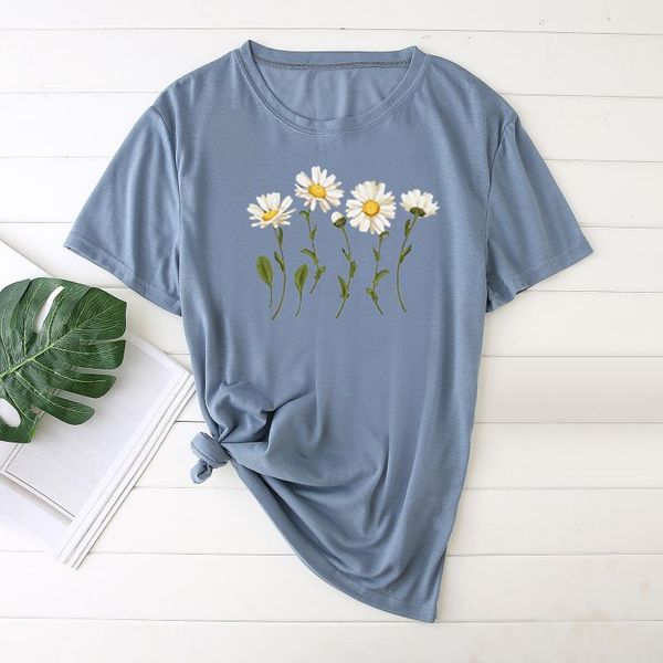 summer t shirt women soft loose solid fresh casual natural short sleeve basic shirts printed tee women's t-shirt, White
summer t shirt women soft loose solid fresh casual natural short sleeve basic shirts printed tee women's t-shirt, White