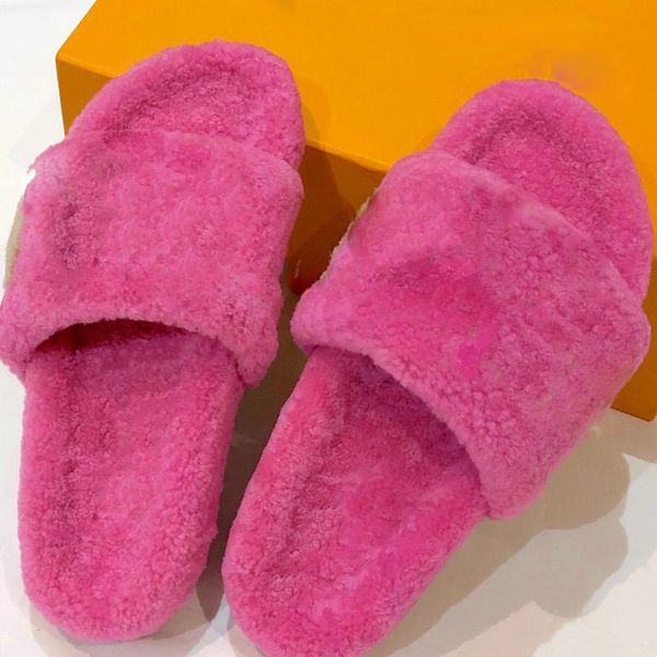 slippers summer fluffy fur shoes women flip flop flat furry slides outdoor pink sandals woman, Black 
slippers summer fluffy fur shoes women flip flop flat furry slides outdoor pink sandals woman, Black