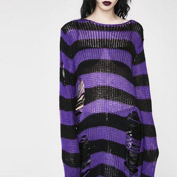 womens sweater halloween 200 gothic knitted women long pullovers striped loose winter ripped plus size sweaters jumpers mujer jersey, White;black
womens sweater halloween 200 gothic knitted women long pullovers striped loose winter ripped plus size sweaters jumpers mujer jersey, White;black