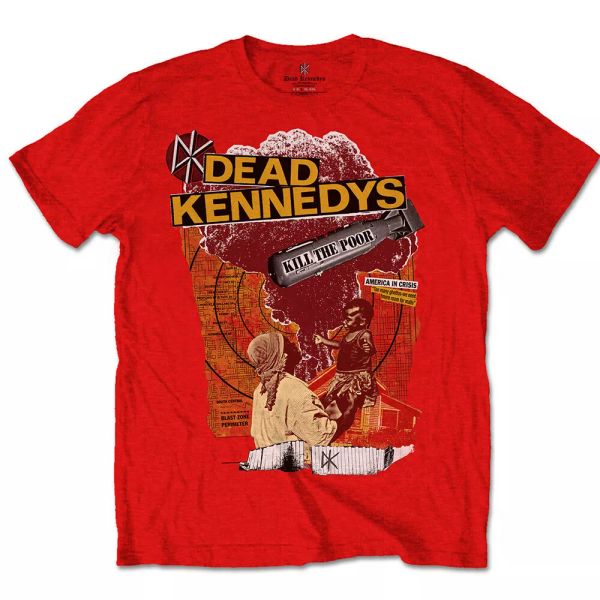 official dead kennedys t shirt kill the poor red classic punk rock tee new, White;black
official dead kennedys t shirt kill the poor red classic punk rock tee new, White;black