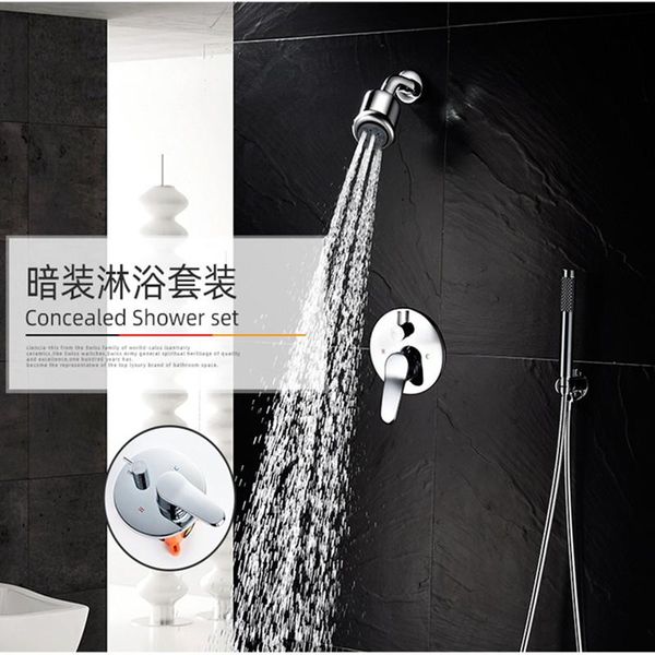 bathroom shower sets brass concealed faucets set electroplated rainfall head single handle mixer tap
bathroom shower sets brass concealed faucets set electroplated rainfall head single handle mixer tap