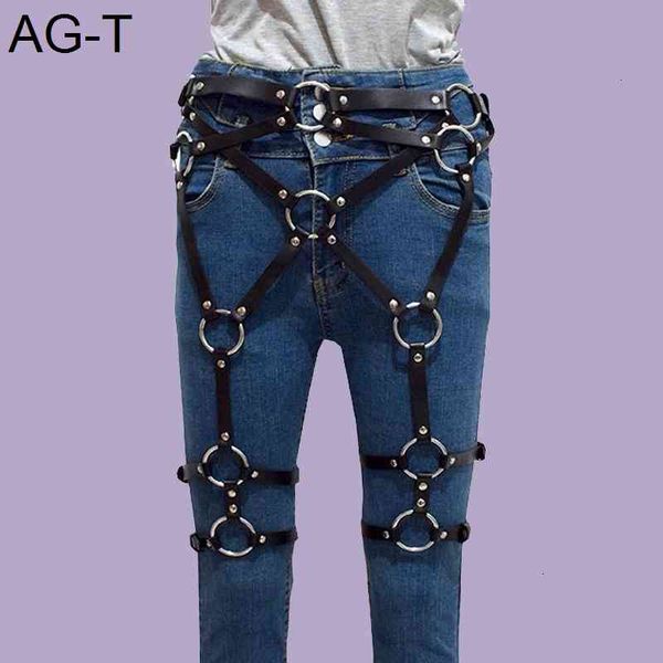 leather leg harness belt suspenders garters belts for women's punk gothic body bondage costumes suspender accessories, Black;brown
leather leg harness belt suspenders garters belts for women's punk gothic body bondage costumes suspender accessories, Black;brown
