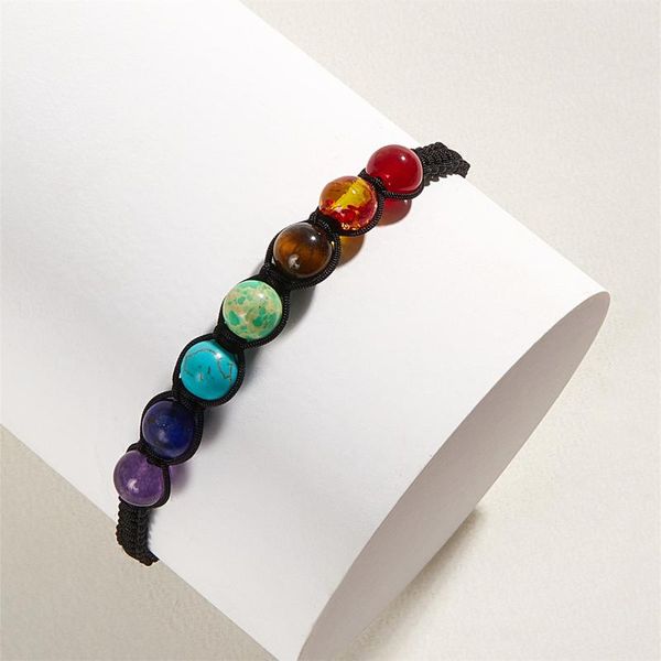 beaded, strands trendy beaded volcanic stone bracelet, seven chakra balance beads woven, men's and women's bracelets pulseras muje, Black
beaded, strands trendy beaded volcanic stone bracelet, seven chakra balance beads woven, men's and women's bracelets pulseras muje, Black