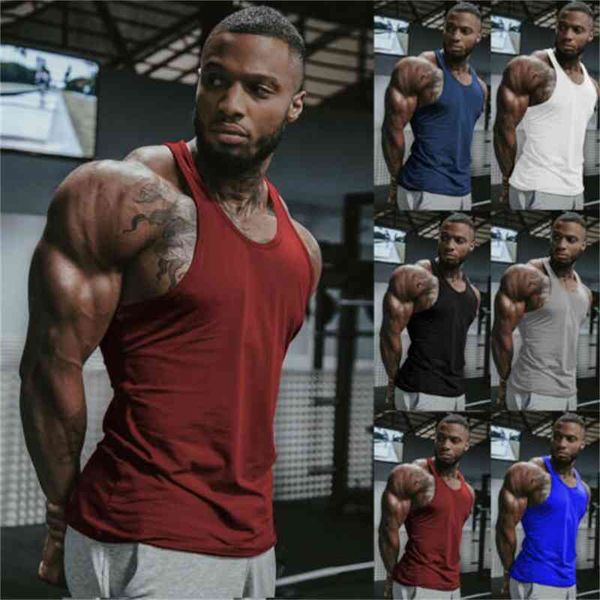 men' tank gym muscle sleeveless shirt bodybuilding sport fitness vest 8kz5, White;black
men' tank gym muscle sleeveless shirt bodybuilding sport fitness vest 8kz5, White;black