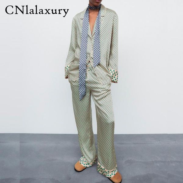 women's tracksuits cnlalaxury 2021 summer women 2 pieces set beige print long sleeve shirt blouse pants suit female casual woman clothe, Gray
women's tracksuits cnlalaxury 2021 summer women 2 pieces set beige print long sleeve shirt blouse pants suit female casual woman clothe, Gray