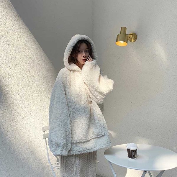 women's jackets winter clothes with velvet thickening plus size woolen cardigan hoodie pregnant women loose hoodies in front of big poc, Black;brown
women's jackets winter clothes with velvet thickening plus size woolen cardigan hoodie pregnant women loose hoodies in front of big poc, Black;brown