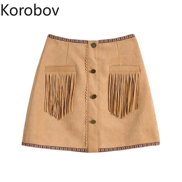 korobov korean high waist women skirts new arrival a-line faldas mujer female skirt spring summer tassel pockets skirt 210430, Black
korobov korean high waist women skirts new arrival a-line faldas mujer female skirt spring summer tassel pockets skirt 210430, Black