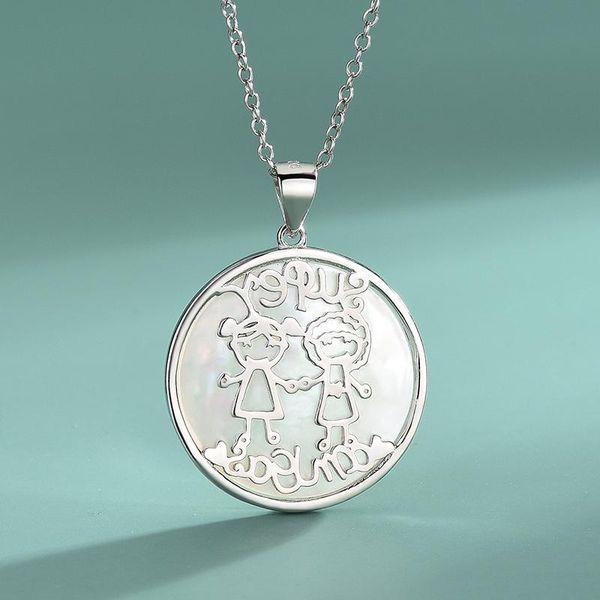chains s925 sterling silver round shape shell necklace couples fashion boy girl jewelry pendant cute cartoon gift for girlfriend
chains s925 sterling silver round shape shell necklace couples fashion boy girl jewelry pendant cute cartoon gift for girlfriend