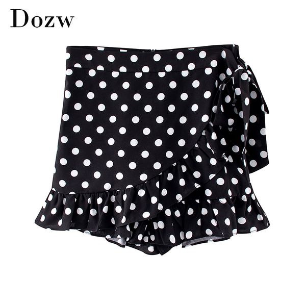 lady polka dot shorts summer ruffles chic short pants women bow tie back zipper casual shorts female ropa de mujer 210414, White;black
lady polka dot shorts summer ruffles chic short pants women bow tie back zipper casual shorts female ropa de mujer 210414, White;black