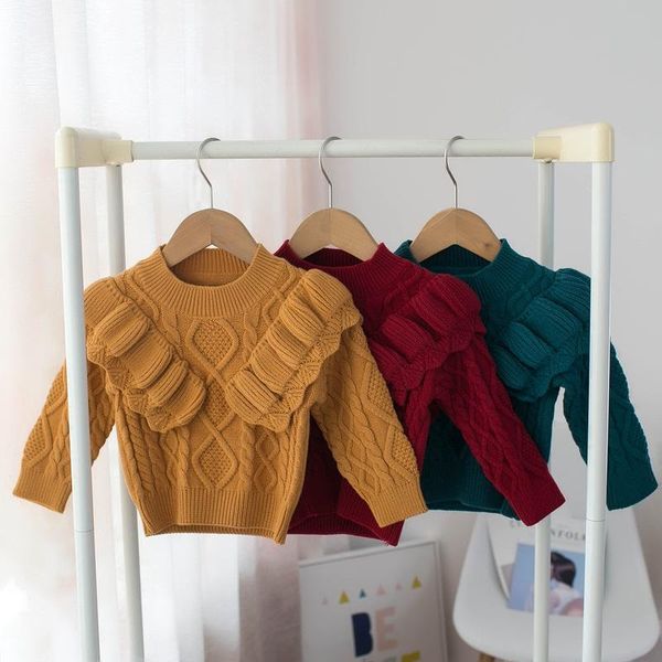 pullover fall/winter 2021 children's clothing sweater girls round neck thickened knit jacket, Blue
pullover fall/winter 2021 children's clothing sweater girls round neck thickened knit jacket, Blue