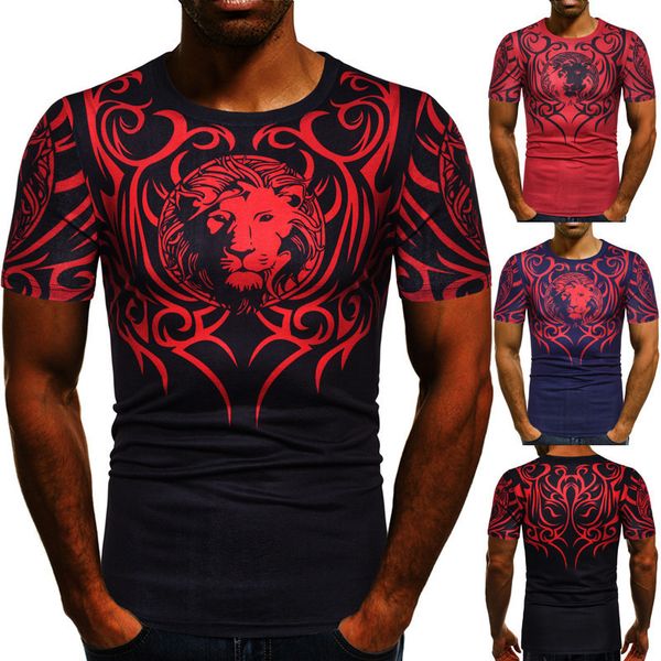 fashion t-shirt sku: t67 men's personality full body lion print short sleeve elastic (human model), White;black
fashion t-shirt sku: t67 men's personality full body lion print short sleeve elastic (human model), White;black
