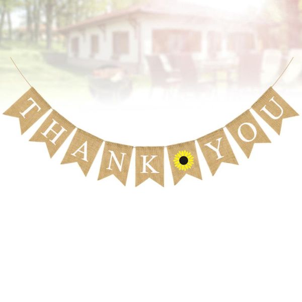 party decoration thank you wedding swallowtail banner sunflower printing garland bunting flag linen dovetail shape supplies decoratio
party decoration thank you wedding swallowtail banner sunflower printing garland bunting flag linen dovetail shape supplies decoratio