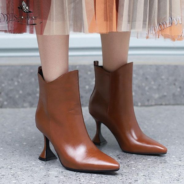 boots sgesvier black apricot white women ankle faux leather thin high heel ladies short slip on pointed toe women's
boots sgesvier black apricot white women ankle faux leather thin high heel ladies short slip on pointed toe women's