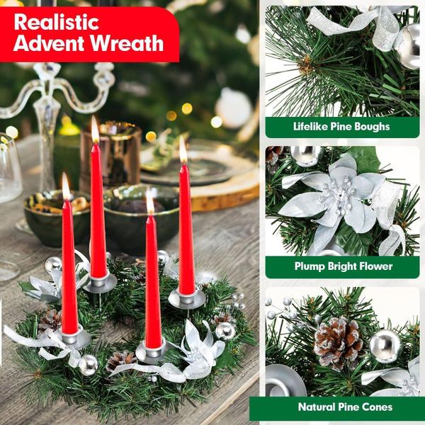 decorative flowers & wreaths christmas rattan wreath pine artificial branches berries&pine cones for diy supplies home door decoration#g3
decorative flowers & wreaths christmas rattan wreath pine artificial branches berries&pine cones for diy supplies home door decoration#g3