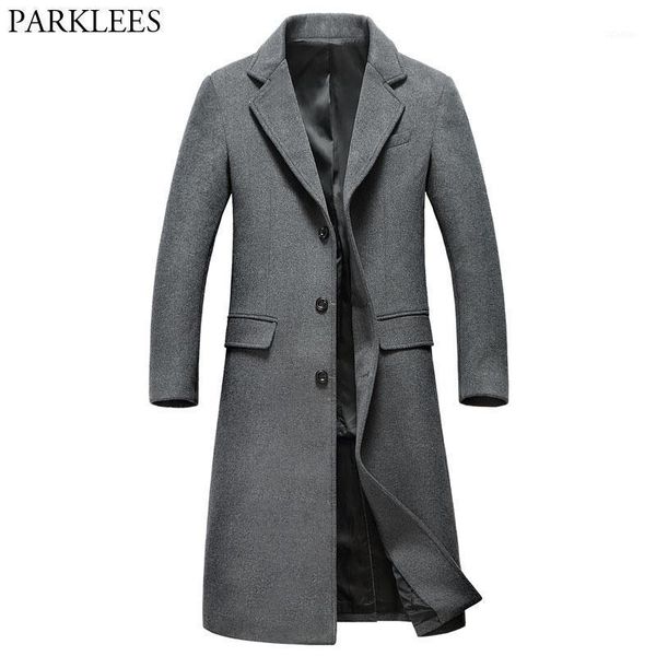 men's wool & blends extra long gray trench coat men 2021 brand winter mens slim fit cashmere single breasted male overcoat windbreaker, Black
men's wool & blends extra long gray trench coat men 2021 brand winter mens slim fit cashmere single breasted male overcoat windbreaker, Black