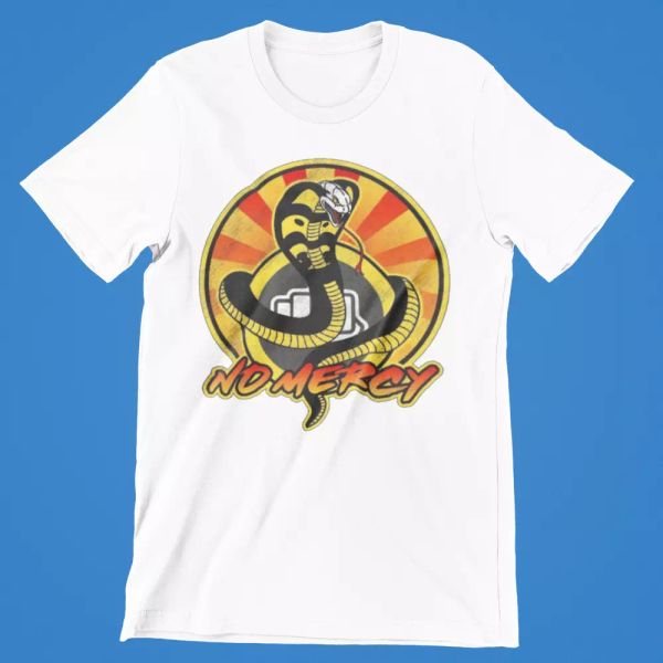 cobra kai karate kid t-shirt show no mercy gym 80s retro movie tee gift us, White;black
cobra kai karate kid t-shirt show no mercy gym 80s retro movie tee gift us, White;black